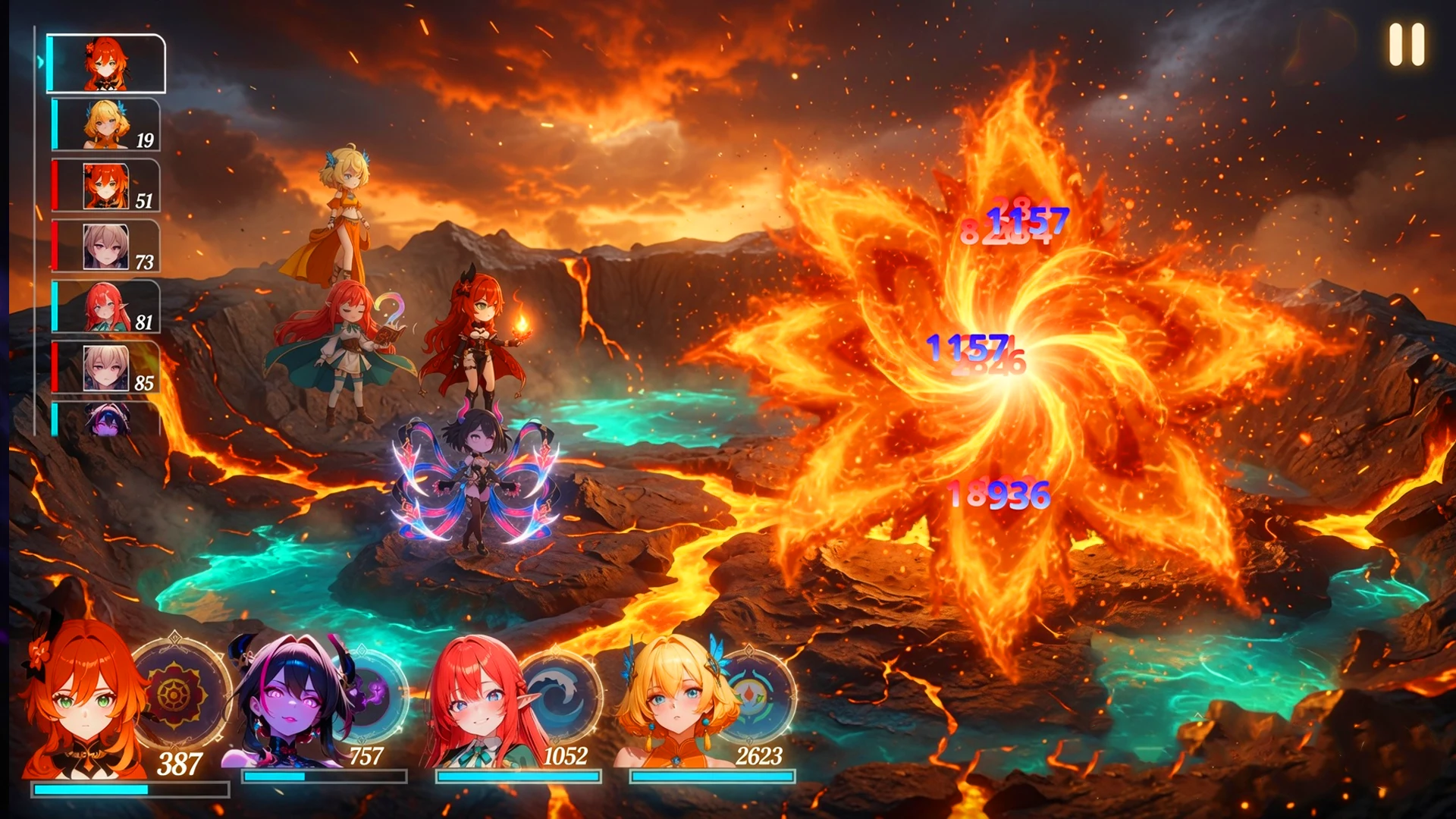 Black Seven Waifu Gacha Isekai screenshot